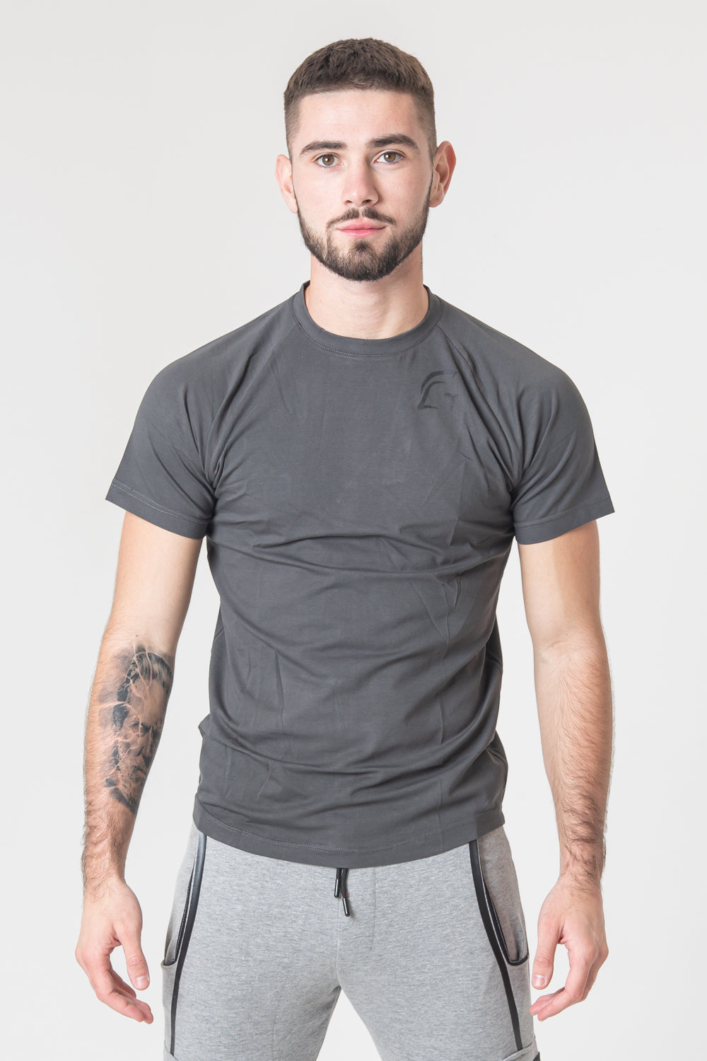 Signature Half T-Shirt Grey