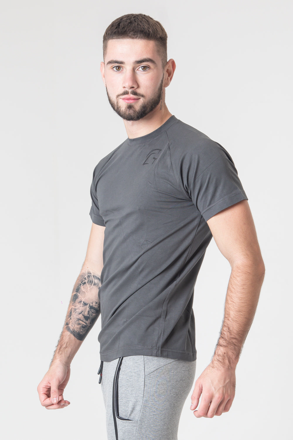 Signature Half T-Shirt Grey
